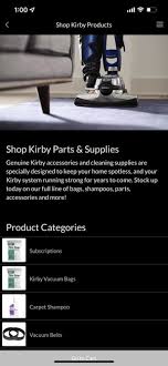 kirby vacuum owner resources on the app