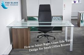 Right Glass Side Table Design