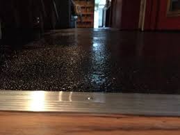 Fluid liquids move together with your walking. Liquid Rubber Floor Coating Slip Resistant Flooring