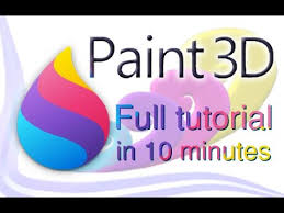 Paint 3d Tutorial For Beginners In 10