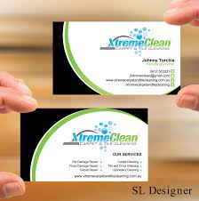 business card design for xtreme carpet
