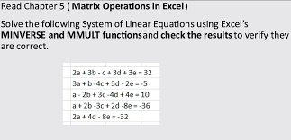 Excel System Of Equations Solver