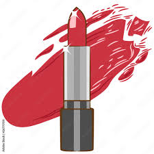 lipstick vector cartoon clipart design