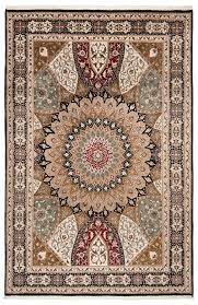 tabriz indian rug brown 308 x 198 cm