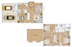 two story house plan exles