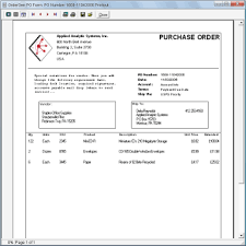 Simple Purchase Order Form Software Purchasing Orde Pinterest