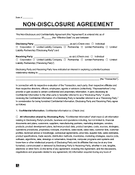 It sets out how you share information or ideas in confidence. Non Disclosure Agreement Template Free Create Download Print