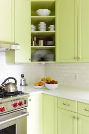 yellow kitchen cabinets contemporary