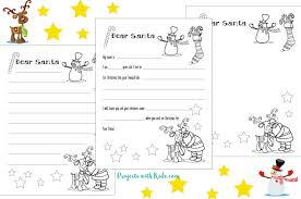 Free Santa Letter Printable Template Projects With Kids