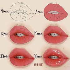 Lips, the talk of poems, songs, movies, books and art! Lips Tutorial Lips Drawing Digital Art Tutorial Art Tips