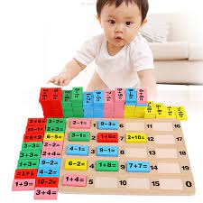 Bộ đồ chơi Domino học toán cho bé giúp kích thích trí tưởng tượng, khả năng  sáng tạo, tư duy logic của trẻ.