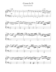 Very easy piano version for canon in d , but sounds nice & lovely. Canon In D Easy Version Sheet Music For Piano Solo Musescore Com