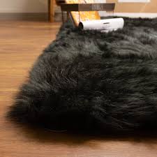 ultra soft faux sheepskin fur rug