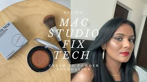 mac studio fix tech cream to powder