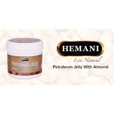 petroleum jelly with almond skin