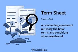 term sheets definition what s