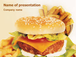 Fast Food Powerpoint Template Backgrounds 01741 Poweredtemplate Com