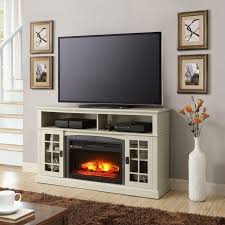 4 Shelf Media Fireplace Tv Stand