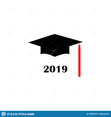 Graduation Hat Logo Template Design Elements 2019 Vector