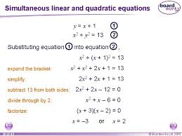 Mathematics A 5 Simultaneous Equations