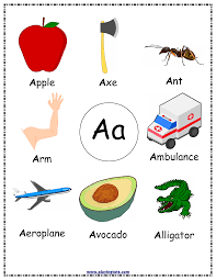 Free Printable Alphabets Chart Pictures Kids Toddler
