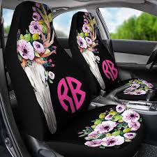 Personalized Car Seat Covers Boho