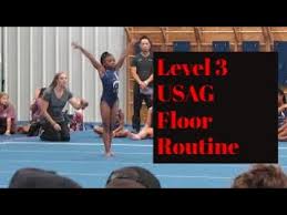 usag 2019 level 3 floor routine 9 6