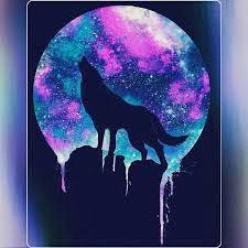 Hdwallpapers.net is a place to find the best wallpapers and hd backgrounds for your computer desktop (windows, mac or linux), iphone. Painted Spirit Moon Wolf Painting Wolf Drawing Animal Art