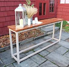 25 Diy Sofa Table Plans To Build Your