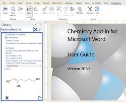 Chemistry In Microsoft Word With