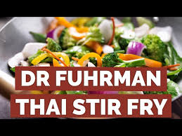 stir fry veggies and thai peanut sauce