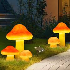 Mushroom Solar Powered Lamp From Apollo