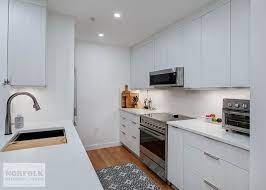contemporary white kitchen remodel
