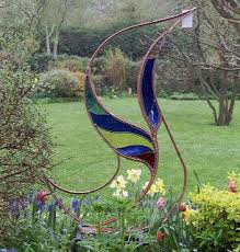 Stained Glass Garden Sculptures