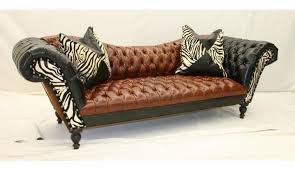 Hot Leather Furniture Tufted Sofa