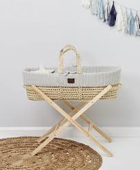 natural knitted moses basket mattress