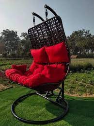 Seatting Red Two Seater Swing For