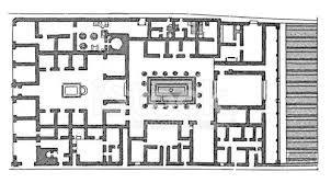 Floor Plan Of Roman House In Pompeii