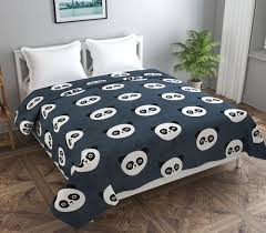 Morado Polycotton Double Bed Quilt