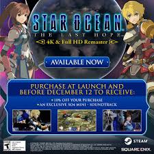 Till the end of time. Star Ocean The Last Hope 4k Full Hd Remaster Out Now Fextralife