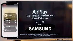 how to use apple airplay on samsung tv