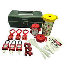 Zing 7129 Recyclockout Lockout Tagout Kit 32 Component Deluxe Tool Box