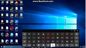 emoji on windows 10 on screen keyboard