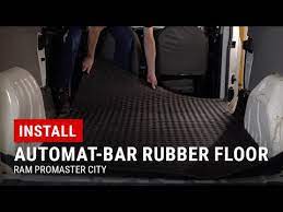 installing automat bar rubber floor in