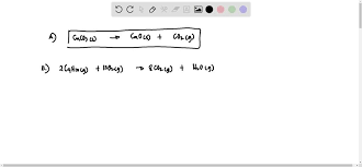Write A Balanced Molecular Equation