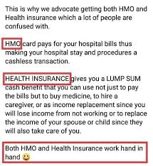 Health insurance is a contract between the insurance company and an individual or group that can avail services provided by third parties. Hmo Can T Stand Alone In Paying Your Pacific Cross Philippines Hmo Individual Medical Insurance Facebook