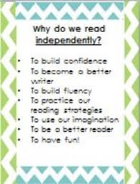 Anchor Charts For Why We Read Independently And Buddy Read