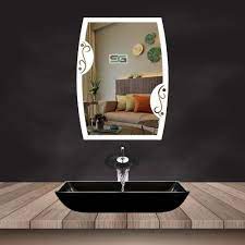 Glass Square Frosted Mirror For Home