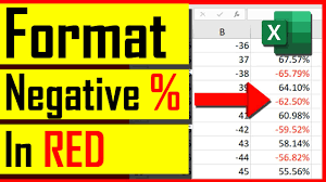 red in microsoft excel