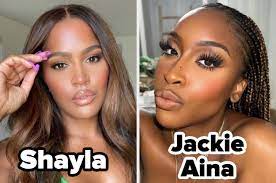 black tiktok beauty creators and